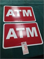 2 ATM Signs