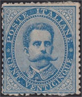 Italy Stamps #48 Mint OG with adhesions, CV $800