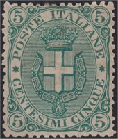 Italy Stamps #67 Mint OG with adhesions, CV $500