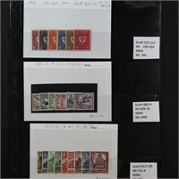 Germany Stamps Mint NH sets #212-217, CV $153