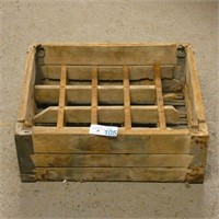 Wooden Bottle Crate - some wear/damage