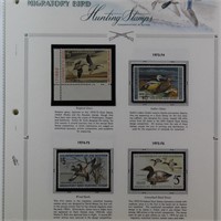 US Duck Stamps 1973-2004 Mint NH collection on Whi