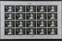 US Duck Stamps #RW73 Sheet, CV $450 (as singles)