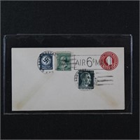 US and Germany Stamps Unusual Army Cancelled cover