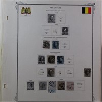 Belgium Stamps, smaller remainder collection spars