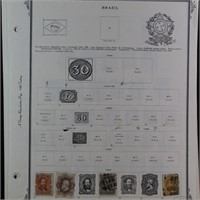 Brazil Stamps Remainder collection, mint and used,