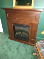 Wooden Fireplace