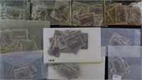 US Stamps #231 Used 2 cent Columbians, hundreds in