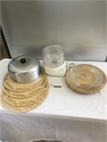 STEAMER, LAZY SUSAN, PLACEMATS