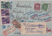 Czechoslovakia and Germany Stamps 1926dual usage C