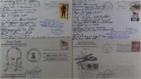 Space and Flight related Autographs on US Stamps F