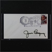 James Cagney Autograph on US Stamps First Day Cove