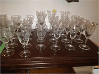 Cornflower Wine Glasses