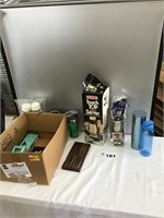 COFFEE THERMOS, CUPS, KNIVES, MISC
