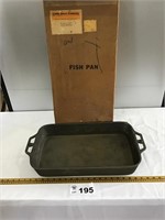 CAST IRON FISH PAN