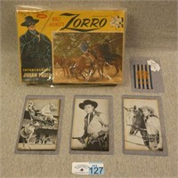 Roy Rogers Exhibit Cards, Zorro Puzzle