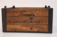 GLENVILLE DAIRY LTD WOOD BOX BY CANADA CASE CO