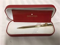 Vintage Sheaffer Gold Plated Pen with Case