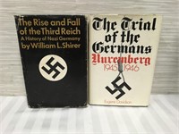 2 Hardcover Books The Third Reich &  Nuremberg