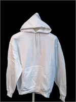 New Blank White Pullover Hoodie Large