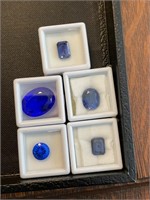 5 Blue Sapphires