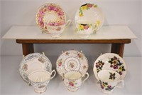 5 CUPS & SAUCERS - ROYAL ALBERT - ALL RING