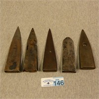 (5) Primitive Tobacco Spears - some wear