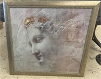 Song Of Athena Framed Print 44.5 x 40.5 Inches
