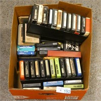 Large Lot of 8 Track Cassettes