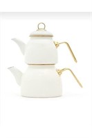 Ebru Metal Stacking Tea Pots : New