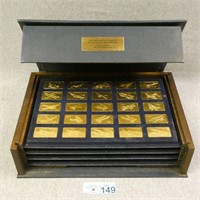 Gold on Bronze Great Aircraft Proof Set