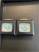 2 Large Aqua Marine Gemstones