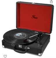 $52.00 FEIR VYNIL RECORD PLAYER WOTH SPEAKERS 3