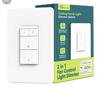 $100  2PK Smart Ceiling Fan Control and Dimmer