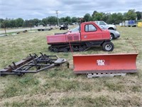 1989 ASV track truck, 2.5 liter Jeep motor, 2