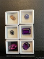 6 Assorted Gemstones