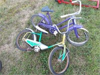 2 Kid's bikes