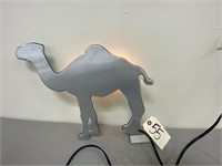 Vintage Metal Camel Lighted Sign