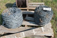 (2) Rolls Red Brand Barded Wire
