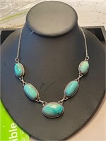 925 Sterling Turquioise Necklace