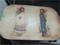 RAGGEDY ANN AND ANDY SMALL STOOL/TABLE