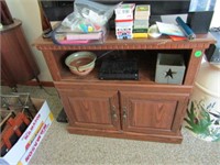 TV STAND - CONTENTS SOLD IN SEPERATE LOT