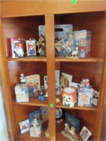 CONTENTS SHELF - RAGGEDY ANN AND ANDY KNICK KNACKS