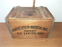 Anheuser Busch Budweiser Box Crate