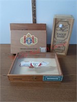 Wood Cigar & Whiskey Boxes