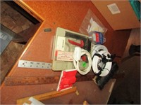 GROUP- TAPE MEASURE, BRUSH, CABLE AND MORE -