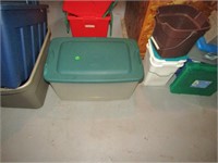 EMPTY TOTES, BINS, BOXES - LOCATED IN BASEMENT