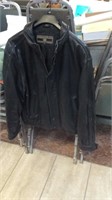 Large Members only leather jacket