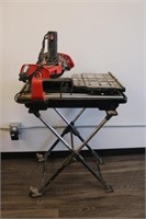 Husky THD950L Wet Tile Saw w/ Laser & Stand