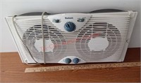 Holmes window fan. Plugged in and is working